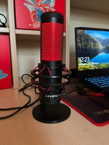 Студия микрофондору: HyperX Quadcast, конденсаторный usb микрофон Коробка отсутствует lalafo.kg да — 1 Студия микрофондору: HyperX Quadcast, конденсаторный usb микрофон Коробка отсутствует — 1