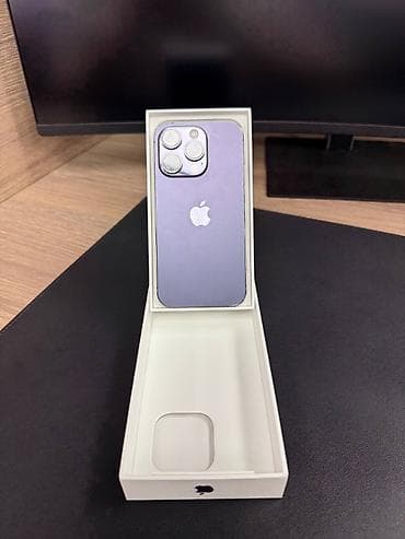 IPhone 14 Pro, 128 ГБ, Deep Purple, Коробка, 79 % at lalafo.kg IPhone 14 Pro, 128 ГБ, Deep Purple, Коробка, 79 %
