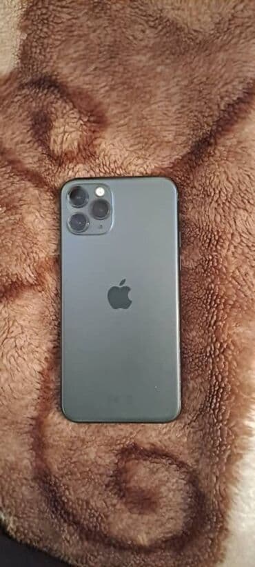 IPhone 11 Pro, 64 ГБ, Matte Midnight Green, Защитное стекло, Чехол, 73 % at lalafo.kg IPhone 11 Pro, 64 ГБ, Matte Midnight Green, Защитное стекло, Чехол, 73 %