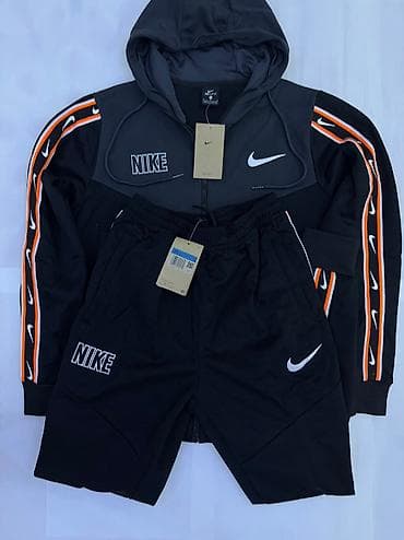 Мужской спортивный костюм, M, Nike, Новый, цвет - Черный, Самовывоз at lalafo.kg Мужской спортивный костюм, M, Nike, Новый, цвет - Черный, Самовывоз