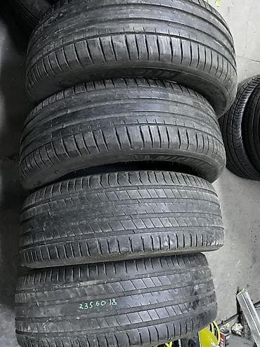 Шины 235 / 60 / R 18, Лето, Б/у, Комплект, Легковые, Италия, Michelin at lalafo.kg Шины 235 / 60 / R 18, Лето, Б/у, Комплект, Легковые, Италия, Michelin