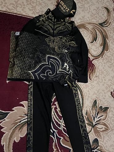 Чёрный спортивный костюм BIGSER — поЧтИ новый! • Стильный и удобный — at lalafo.kg Чёрный спортивный костюм BIGSER — поЧтИ новый! • Стильный и удобный —