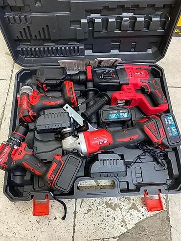 Набор аккумуляторного электроинструмента HILTI в кейсе. Состав at lalafo.kg Набор аккумуляторного электроинструмента HILTI в кейсе. Состав