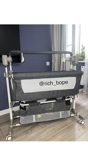 Балдар үчүн дивандар: Балдар үчүн кошумча коюлган керебет, Дөңгөлөктүү, түсү - Боз lalafo.kg да — 3 Балдар үчүн дивандар: Балдар үчүн кошумча коюлган керебет, Дөңгөлөктүү, түсү - Боз — 3