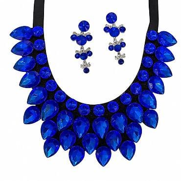 Колье, ожерелье, серьги 💙 Глубина индиго Ню. Сила блеска. Совершенный at lalafo.kg Колье, ожерелье, серьги 💙 Глубина индиго Ню. Сила блеска. Совершенный