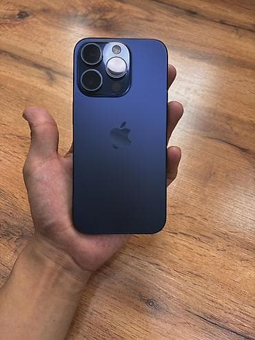 IPhone 15 Pro 128гб, синий, 90% АКБ, мини торг на месте at lalafo.kg IPhone 15 Pro 128гб, синий, 90% АКБ, мини торг на месте