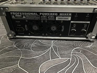 Микшер пульттар: Профессиональный активный микшерный пульт с усилителем мощности в lalafo.kg да — 1 Микшер пульттар: Профессиональный активный микшерный пульт с усилителем мощности в — 1