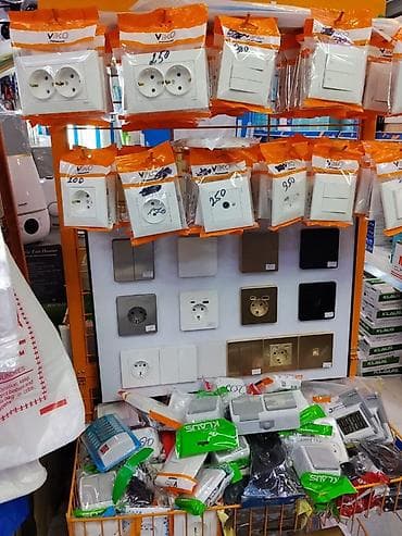 Розетка, С заземлением, Viko, Встроенные, 1 гнездо at lalafo.kg Розетка, С заземлением, Viko, Встроенные, 1 гнездо