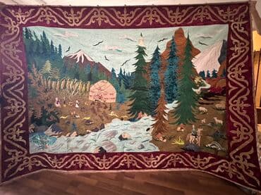 Ковер Новый, Настенный, Шерсть, Безналичная/наличная оплата at lalafo.kg Ковер Новый, Настенный, Шерсть, Безналичная/наличная оплата