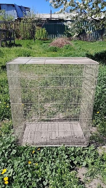 Металлическая просторная клетка/вольер для животных и птицы. Размер at lalafo.kg Металлическая просторная клетка/вольер для животных и птицы. Размер