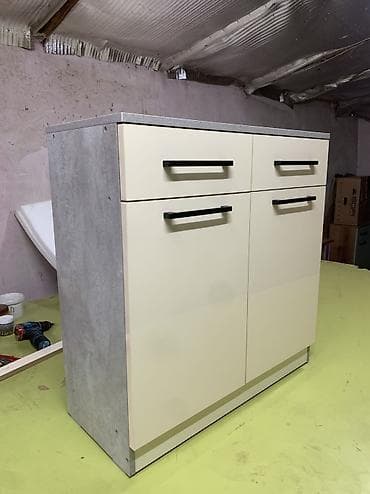 Тумба в наличии 2шт Турецкий МДФ (крем акрил МДФ) (зеленый МДФ), в at lalafo.kg Тумба в наличии 2шт Турецкий МДФ (крем акрил МДФ) (зеленый МДФ), в