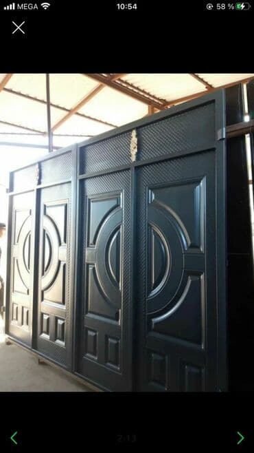 Ворота, распашные, откатные, навесы, решеткиотличного качества at lalafo.kg Ворота, распашные, откатные, навесы, решеткиотличного качества