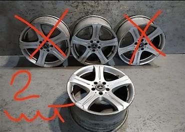 Литые Диски R 18 Mercedes-Benz, Пара, отверстий - 5, Б/у at lalafo.kg Литые Диски R 18 Mercedes-Benz, Пара, отверстий - 5, Б/у