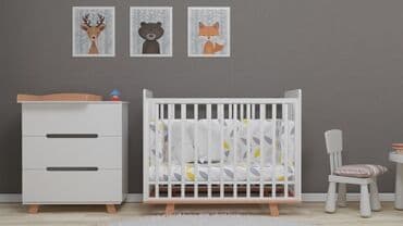 Детский комод, Новый, С пеленальным столиком, МДФ, цвет - Белый, В рассрочку at lalafo.kg Детский комод, Новый, С пеленальным столиком, МДФ, цвет - Белый, В рассрочку