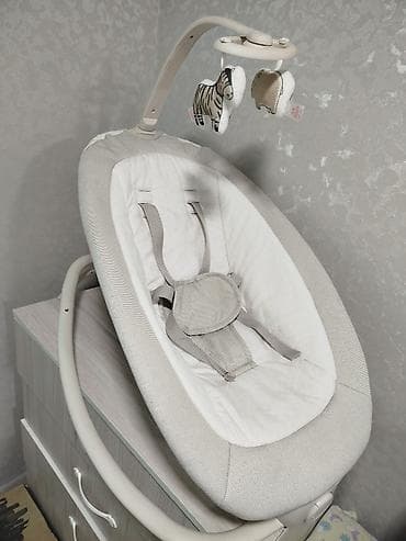 Балдар үчүн шезлонг, Термелген отургуч, Башка материал, түсү - Боз lalafo.kg да — 3 Балдар үчүн шезлонг, Термелген отургуч, Башка материал, түсү - Боз — 3