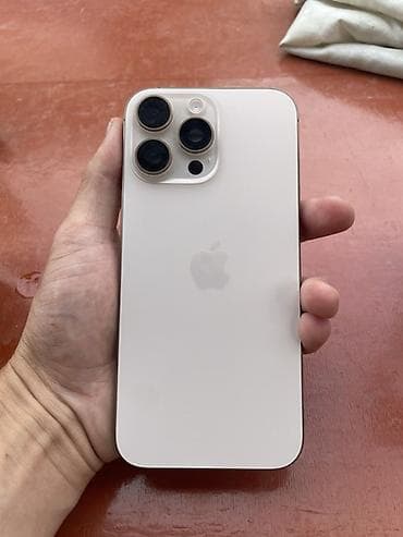 IPhone 16 Pro Max, Б/у, 512 ГБ, Desert Titanium, 91 % at lalafo.kg IPhone 16 Pro Max, Б/у, 512 ГБ, Desert Titanium, 91 %