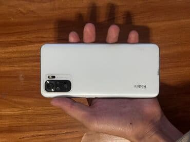Redmi, Redmi Note 10, Б/у, 64 ГБ, цвет - Белый, 2 SIM at lalafo.kg Redmi, Redmi Note 10, Б/у, 64 ГБ, цвет - Белый, 2 SIM
