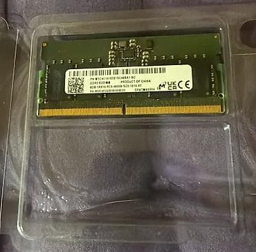 Память для ноутбука DDR5 SODIMM
- Объём: 8 ГБ
-4800ггц
-Одна плашка at lalafo.kg Память для ноутбука DDR5 SODIMM
- Объём: 8 ГБ
-4800ггц
-Одна плашка