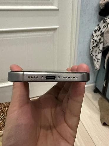 IPhone 15 Pro Max, Б/у, 256 ГБ, Серебристый, Кабель, 86 % at lalafo.kg IPhone 15 Pro Max, Б/у, 256 ГБ, Серебристый, Кабель, 86 %