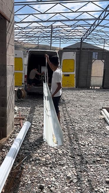 Квадратный водосток на выезд Изготовление и монтаж квадратных at lalafo.kg Квадратный водосток на выезд Изготовление и монтаж квадратных