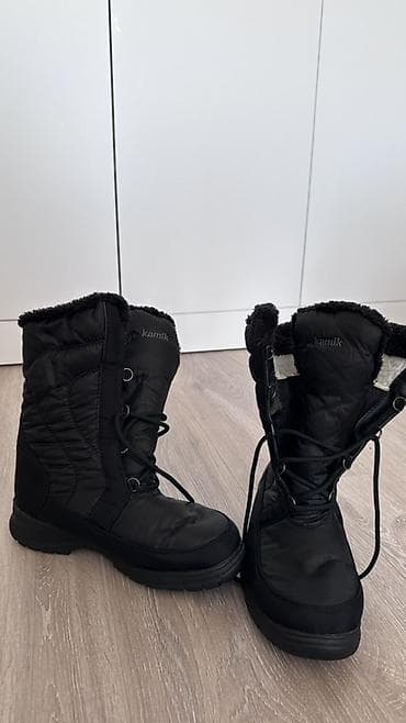 Сапоги, 39, Kamik, Б/у, цвет - Черный, Самовывоз at lalafo.kg Сапоги, 39, Kamik, Б/у, цвет - Черный, Самовывоз