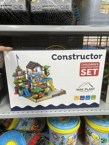 Детский конструктор MAK PLAST “Children’s Construction Set” - Яркий at lalafo.kg Детский конструктор MAK PLAST “Children’s Construction Set” - Яркий