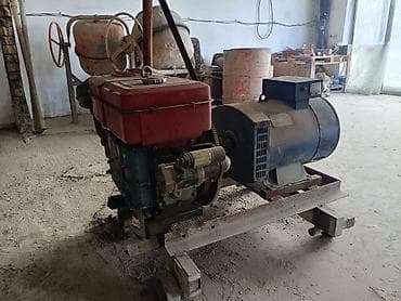 Дизельная электростанция на раме - Тип: автономный генератор на базе at lalafo.kg Дизельная электростанция на раме - Тип: автономный генератор на базе