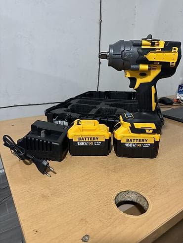 Аккумуляторный ударный гайковерт (бесщеточный) Комплектация: - at lalafo.kg Аккумуляторный ударный гайковерт (бесщеточный) Комплектация: -