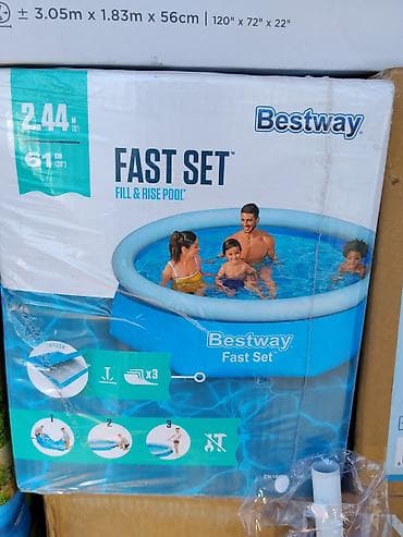 Надувные бассейны Bestway и Intex — серия Fast Set / Easy Set и at lalafo.kg Надувные бассейны Bestway и Intex — серия Fast Set / Easy Set и