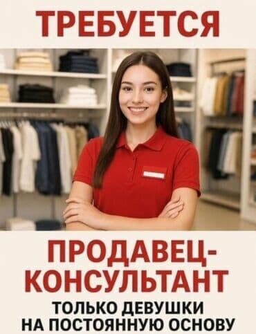 Требуется Продавец-консультант в Рынок / базар, График: Шестидневка, Карьерный рост, Полный рабочий день at lalafo.kg Требуется Продавец-консультант в Рынок / базар, График: Шестидневка, Карьерный рост, Полный рабочий день