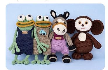 Вязаные крючком игрушки и аксессуары Handmade. 800 с любая ручная at lalafo.kg Вязаные крючком игрушки и аксессуары Handmade. 800 с любая ручная