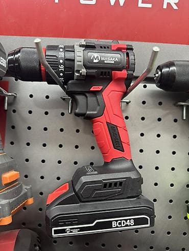 Аккумуляторная дрель‑шуруповёрт MASAKA BCD48 (бесщёточная) - Тип at lalafo.kg Аккумуляторная дрель‑шуруповёрт MASAKA BCD48 (бесщёточная) - Тип