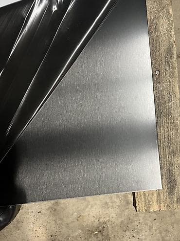 Металлические листы: Лист из нержавеющей стали с защитной плёнкой. - Материал: нержавеющая at lalafo.kg — 1 Металлические листы: Лист из нержавеющей стали с защитной плёнкой. - Материал: нержавеющая — 1