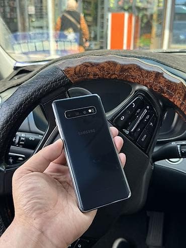 Samsung Galaxy S10, Б/у, 128 ГБ, цвет - Черный, 2 SIM at lalafo.kg Samsung Galaxy S10, Б/у, 128 ГБ, цвет - Черный, 2 SIM