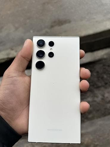 Samsung Galaxy S23 Ultra, 256 ГБ, цвет - Белый at lalafo.kg Samsung Galaxy S23 Ultra, 256 ГБ, цвет - Белый
