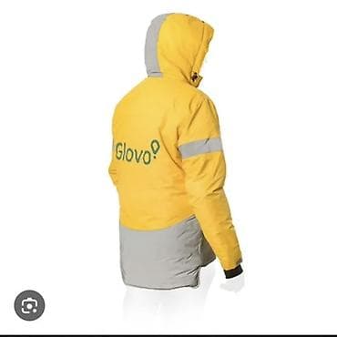 Proton: Зимняя куртка для курьеров Glovo - Тёплая удлинённая модель с at lalafo.kg — 1 Proton: Зимняя куртка для курьеров Glovo - Тёплая удлинённая модель с — 1