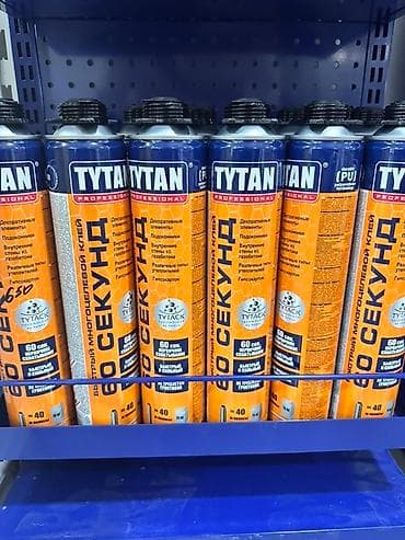 Быстрый многоцелевой клей Tytan Professional в баллонах. Предназначен lalafo.kg да Быстрый многоцелевой клей Tytan Professional в баллонах. Предназначен