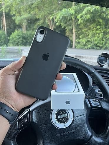 IPhone Xr, Б/у, 64 ГБ, Черный, Коробка, 75 % at lalafo.kg IPhone Xr, Б/у, 64 ГБ, Черный, Коробка, 75 %