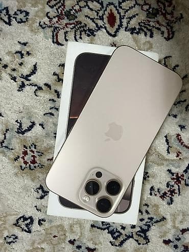 IPhone 16 Pro Max, Б/у, 256 ГБ, Золотой, Коробка, 92 % at lalafo.kg IPhone 16 Pro Max, Б/у, 256 ГБ, Золотой, Коробка, 92 %