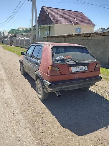 Volkswagen Golf: 1987 г., Ручные, Бензин, Хэтчбэк at lalafo.kg Volkswagen Golf: 1987 г., Ручные, Бензин, Хэтчбэк