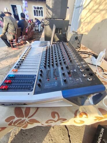 Новый, Концертный, Есть усилитель, Каналов: 12, Разъем: XLR, Есть эквалайзер at lalafo.kg Новый, Концертный, Есть усилитель, Каналов: 12, Разъем: XLR, Есть эквалайзер