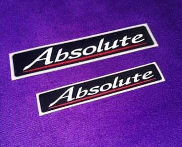 Наклейки Absolute абсолют (на хонду ), Не оригинал, в наличии. На at lalafo.kg Наклейки Absolute абсолют (на хонду ), Не оригинал, в наличии. На