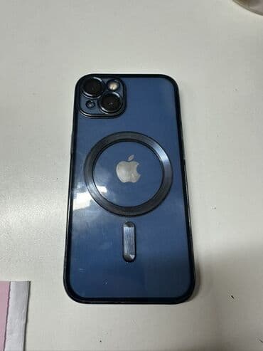 IPhone 13, Б/у, 128 ГБ, Синий, Защитное стекло, Чехол, 78 % at lalafo.kg IPhone 13, Б/у, 128 ГБ, Синий, Защитное стекло, Чехол, 78 %