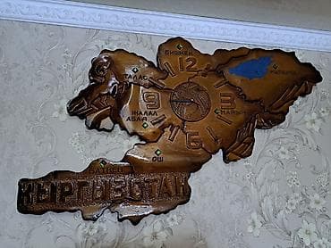 Продаю часы ручной работы из ореха в отличном состоянии, можно для at lalafo.kg Продаю часы ручной работы из ореха в отличном состоянии, можно для