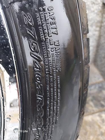 Дөңгөлөктөр монтажда 275 / 40 / R 22, All-season, Колдонулган, Комплект, Жеңил унаалар, Куйма, тешиктери - 5 lalafo.kg да — 4 Дөңгөлөктөр монтажда 275 / 40 / R 22, All-season, Колдонулган, Комплект, Жеңил унаалар, Куйма, тешиктери - 5 — 4