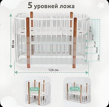 Бала үчүн комод: Балдар үчүн трансформер керебет, Башка түрү, түсү - Ак lalafo.kg да — 4 Бала үчүн комод: Балдар үчүн трансформер керебет, Башка түрү, түсү - Ак — 4