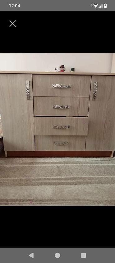 Комод для одежды, Без зеркала, ЛДСП, цвет - Бежевый at lalafo.kg — 1 Комод для одежды, Без зеркала, ЛДСП, цвет - Бежевый — 1