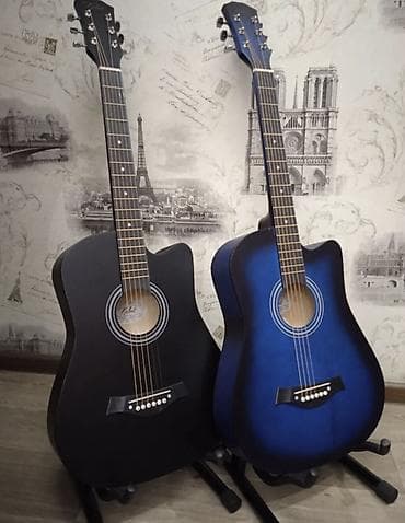 Акустические гитары дредноут с вырезом (cutaway) — две расцветки: - at lalafo.kg Акустические гитары дредноут с вырезом (cutaway) — две расцветки: -