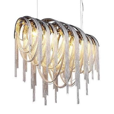 Люстра роскошная - дарит шарм и очарование с цепочками цвета at lalafo.kg Люстра роскошная - дарит шарм и очарование с цепочками цвета