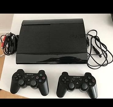 Игровая приставка Sony PlayStation 3 Super Slim (чёрная) at lalafo.kg Игровая приставка Sony PlayStation 3 Super Slim (чёрная)